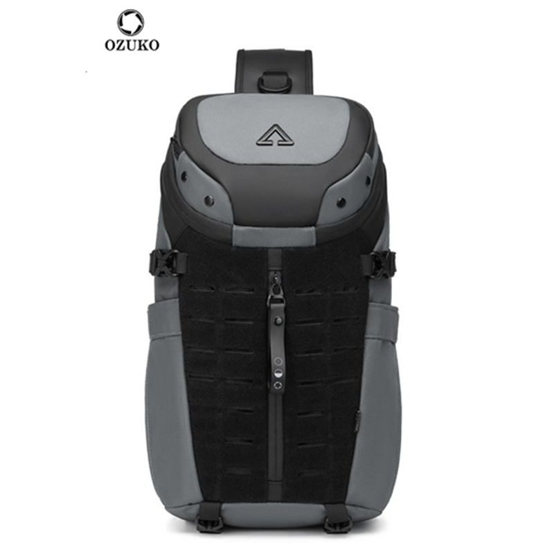 Phone Accessories For Travel - Мужская водонепроницаемая сумка-слинг Ozuko с USB-портом,