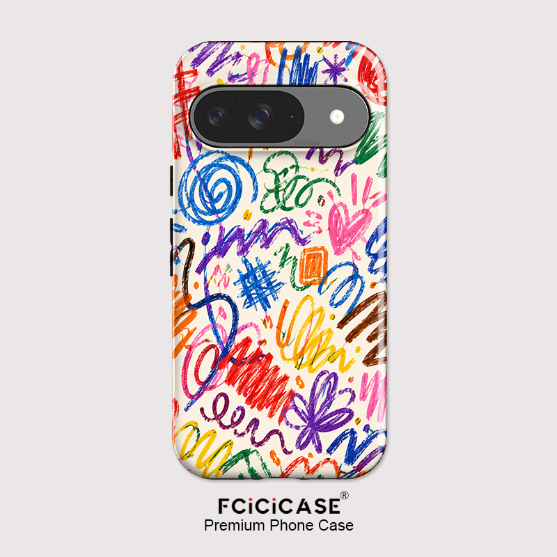 Google Pixel 9 Pro - Чехол для телефона Fcicicase с художественной