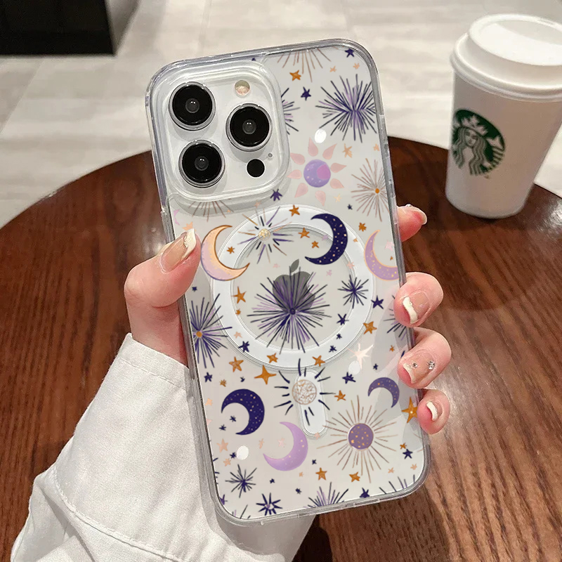 Phone Accessories Magnetic - Романтический чехол для телефона с изображением