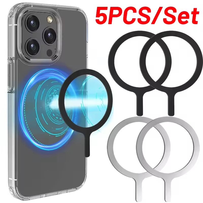 Phone Accessories Magnetic - 5-1 шт. Магнитное кольцо-наклейка для беспроводной