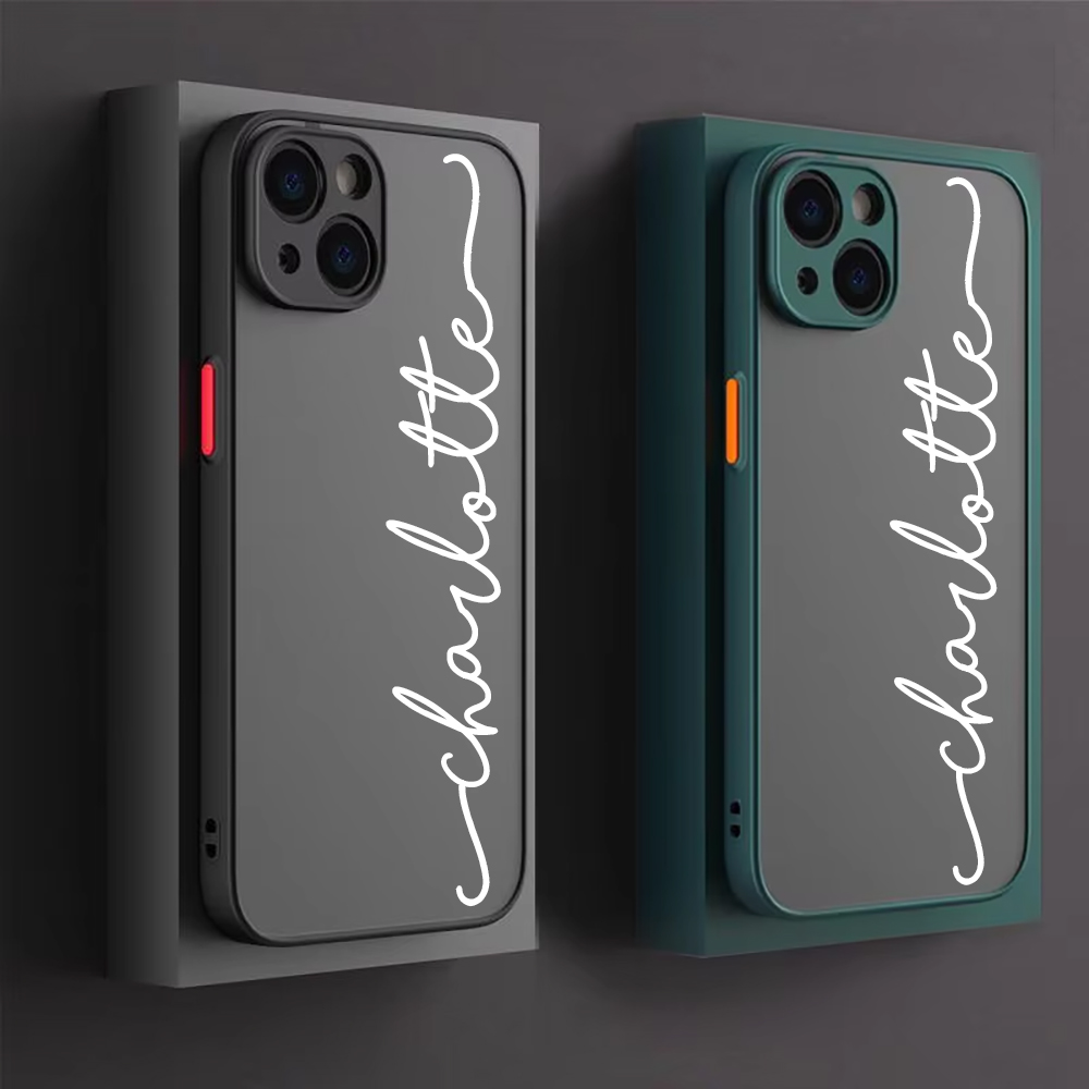 Phone Accessories Names - Матовый чехол с индивидуальным именем для